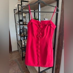 Revolve purchased OMD. Red mini dress, UK size 10